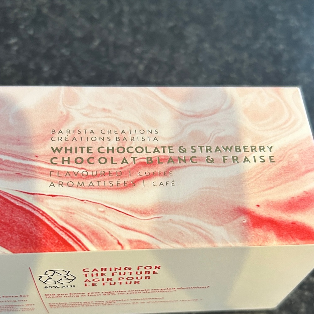 Rare Nespresso White Chocolate & Strawberry Vertuo Capsules